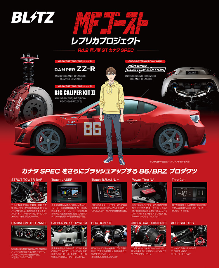 22025年-2026年 オートバックスヒートアップキャンペーン BLITZ MFゴースト レプリカプロジェクト